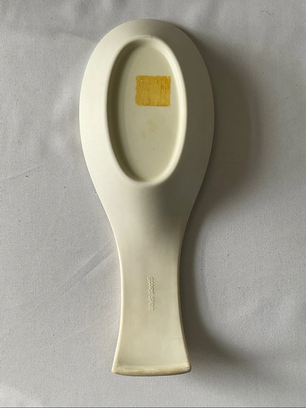 Yellow and Ceam Floral Detail Spoon Rest